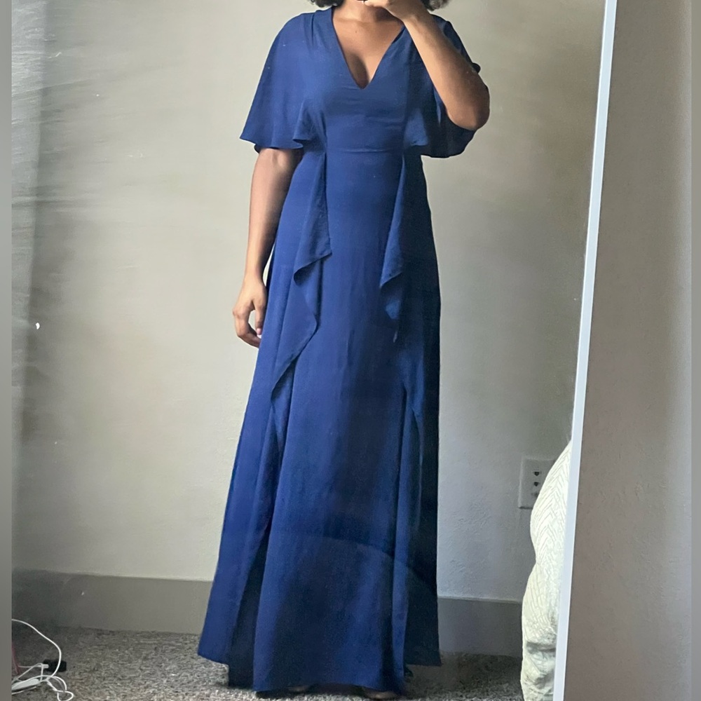 BCBGMaxAzria Deep Blue Maxi Dress